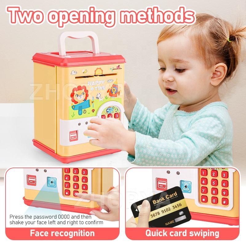 3_cec6e328-6d34-4504-a892-5fefa0328753.jpg MONEY SAFE / BANK Creative Money Box ATM - Image 1