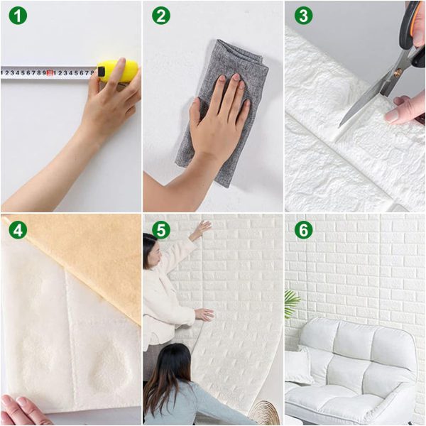 3d-wall-stickers-faux-brick-white-brick-bedroom-home-decor-waterproof-self-adhesive-living-room-wallpaper-2-4.jpeg 3d Wall Sticker White Brick Sheet | Bedroom Home Decor Waterproof Self Adhesive Living Room Wallpaper(70×77 cm) - Image 1