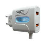 VIZO V14 Fast Charger 2.8A With Copper Connector | Android Mobile Phone Charging Adapter with Usb Data cable - Image 2