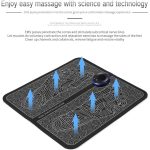 EMS Foot Massager Mat Electric USB Charging Smart Display Tens Acupuncture Feet Cushion Blood Circulation Pad Health Care Home - Image 4