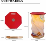 Portable Folding Wooden Table Lamp