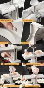 Dumpling and samosa maker Double Header, Automatic And Quick In Operation, Suitable For Samosa With Box Packing - Image 2