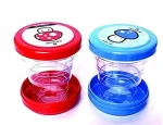 Pack of 2  Magic Glass for Kids, Folding Collapsible Magic Cup, Foldable Mug Glass for Travel, Outdoors, Hiking (Random Color) - Image 3