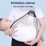 1PC Baby Carrier, Ergonomic Baby Strap one Shoulder Labor-Saving Polyester Baby Half Wrapped Sling (Random Color) - Image 2