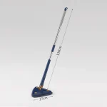 Extended Triangle Mop 360 Twist Squeeze Wringing X-Type Window Glass Toilet Bathroom Floor Household Cleaning Ceiling Dusting