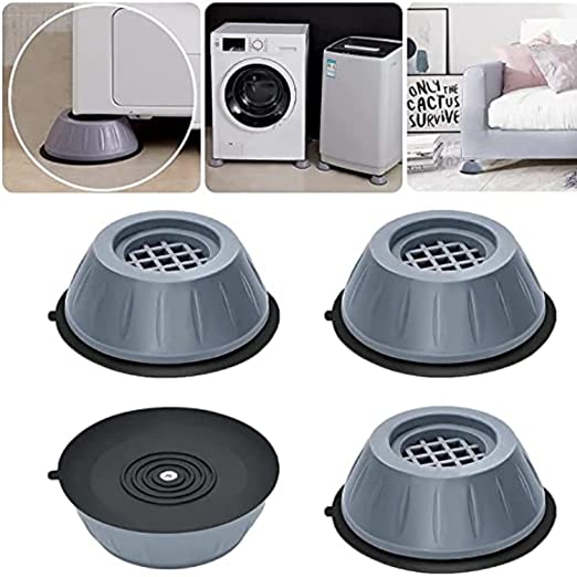 4-3.jpg Pack of 4 - Washing Machine Feet Round Pads - Image 1