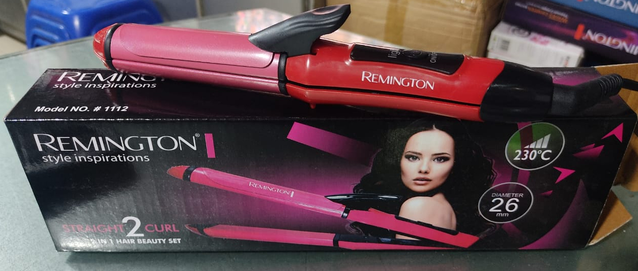 4-5.jpeg Remington 2 in 1 Hair Straightener + Curler: Versatile Styling Tool for Straightening and Curling Hair - Image 1