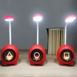 (1 PCs )Squid Game Usb Reading Table Lamp(red color) - Image 4