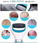 Chargeable Pedi Spa Used for Pedicure -  Feet Scrubbing and Cleaning  usb cable and cell option - Image 5