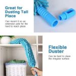 Micro Fiber Fan Duster Flexible Duster With Telescopic Stainless Steel Handle for Fan Cleaning Specially (random color) - Image 5