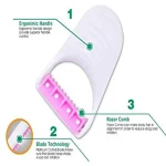 6 Pcs Set  Safit  Women Razor Disposable Body Shaving Razor - Image 5