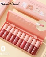 10Pcs   A Beautiful And Happy Time Sexy Pearl Light Lip Gloss Set mini Lip Gloss Set - Image 2