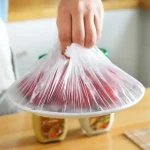 100pc Disposable Cling Film Cover Household Refrigerator Food Fruit Preservation Cover Dust-proof Plastic Fresh-keeping Cover - Image 4