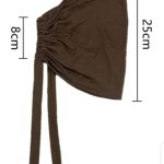Pack of 12 tube hijab caps plain hijab caps (random color)