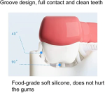 1 PC - 360 Degree U-Shaped Baby Toothbrush Children Child Toothbrush Teethers Baby Brush Silicone Kids Teeth Oral Care Cleaning (With Box)(random color) - Image 3
