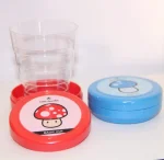 Pack of 2  Magic Glass for Kids, Folding Collapsible Magic Cup, Foldable Mug Glass for Travel, Outdoors, Hiking (Random Color) - Image 2