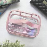 Makeup Cosmetic Clear Bag Portable Transparent Travel Storage - Image 2