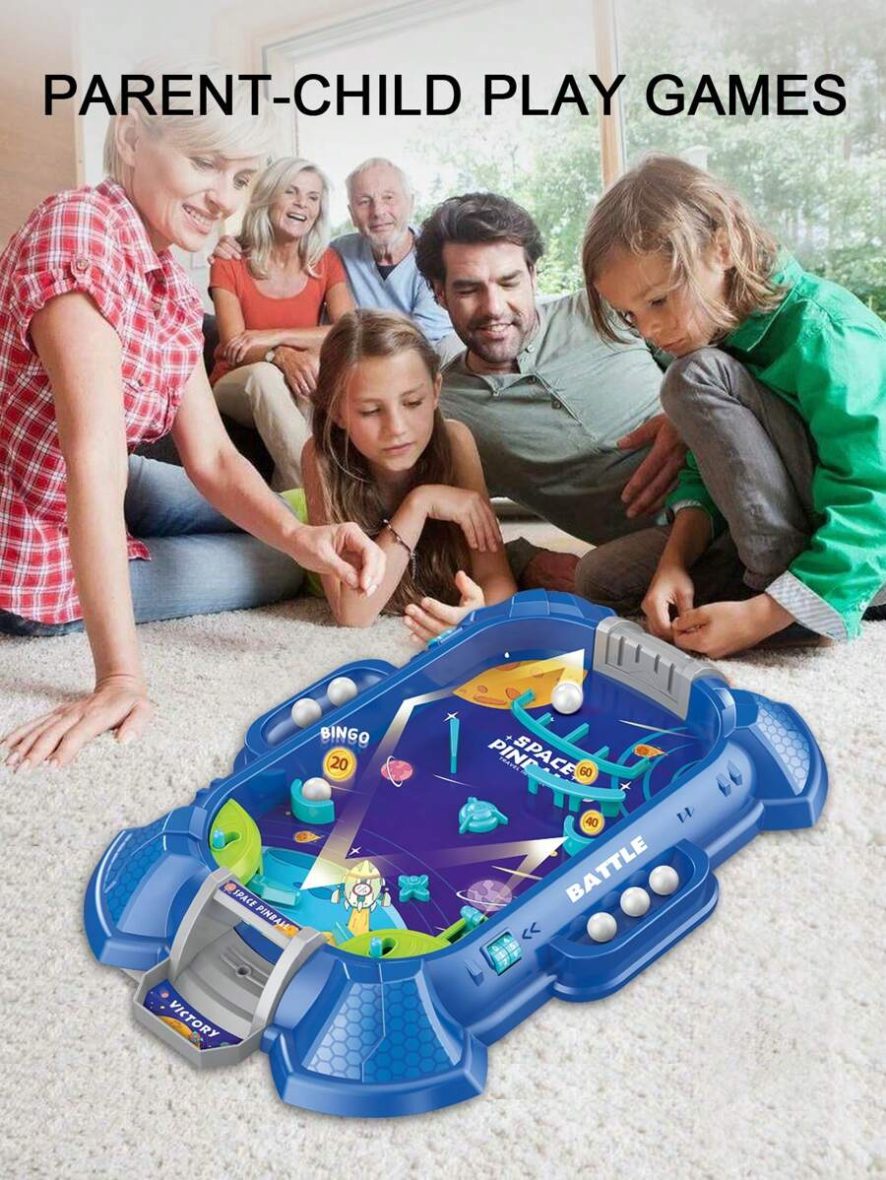 5-5-4.jpg Space Marbles Pinball Table Top Board Game - Image 1