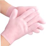 (Combo Pack - Hight Quality) Moisturizing Glove and Socks Set, Silicone Gel Spa  Socks For Dry Cracked Skin & Silicone Jelly Socks Gel Moisturizing Socks Foot Care Protector - Image 4