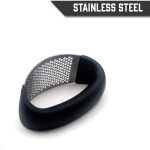 Garlic Press Rocker - Stainless Steel Garlic Press, Versatile Garlic Crusher, Easy to Use and Store Garlic Mincer – Effortless Cleanup and Dish Safe Garlic Grater(random color) - Image 3