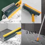 2 in 1 Floor Cleaning Brush Bathroom Tile Windows Floor Cleaning Brush with 120Â° Rotatable Head - Multipurpose Bathroom Floor Cleaning Brush - Floor Brush Scrubber - Without Box | Floor Cleaning Brush - Image 5