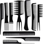 (10 Pcs) Multipurpose Salon Hair Styling Hairdressing hairdresser Barber Combs Professional Comb Kit - Image 4