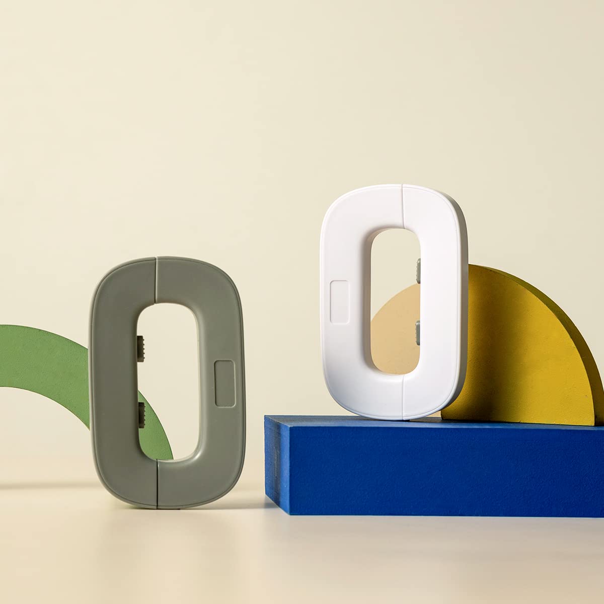 51xFfOC5YML._SL1200_.jpg Home Refrigerator Door Lock, Child Proof Refrigerator Door Lock (Random Color) - Image 1
