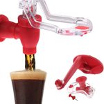 Cold Drink Dispenser Stand with Tap | Bottle Beverage Dispenser Stand with Tap/Plastic Bottle Dispenser Fountain for Cold Drink & Fizz Saver | Party Bar Buffet Dispenser for Home,Picnic - Image 2