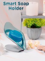 Smart Soap Holder For Bathroom | Wall Mounted Soap Bar, Kitchen, Bathroom – Random Color(1 Pc) - Image 3