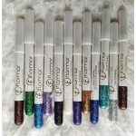 Pack of 12 Flormar Glitter multipurpose pencils Glitter Eyeliner Pencils - Metallic Colors Eyeliners Eyeshadow Pencil Set, Natural Long Lasting (Random Color) - Image 2