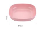 10pcs Plates Set With Holder (Random Colours)