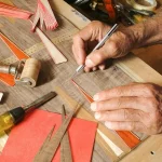 Pen Knife | Detail Precision Cutting tool | Paper, model making, etching, carving Cutter with 6 Blades + 1 Handle - Image 4