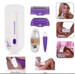 Women’s Electric Hair Remover with Advanced Sensa-Light Technology & Built-in LED Light | Safe & Painless Shaver for Face, Arms, Armpits, Legs & Full Body | Portable Lipstick-Design Razor, Washable Head, Gentle on Skin, Battery Operated - Image 4