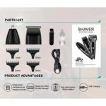 Daling 3 in 1 Multi-Function Purpose Intelligent Anti-Hairpin System Portable(DL-9238) - Image 4