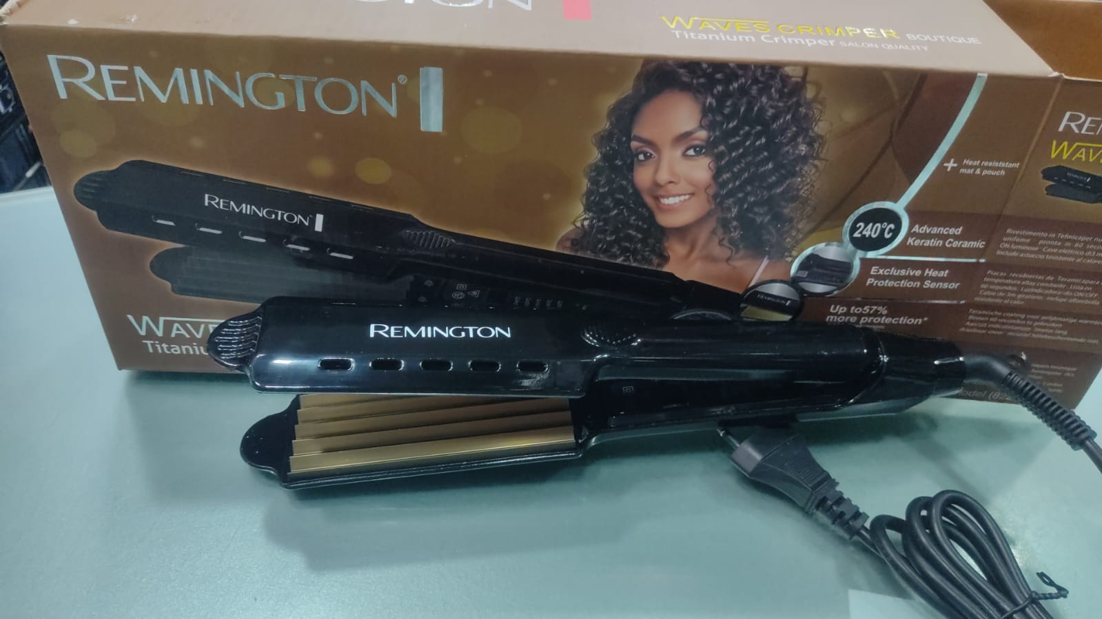 5ea91cca-fbaa-48a1-a0b4-1eb170bdf481.jpeg Hair Crimper digital | Hair Crimper Waver Hair Tool. - Image 1