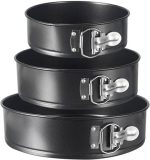 Set of 3 Nonstick Round Shape Cake Mould Cake Pan for Baking Cake at home - Image 3