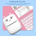 Mini Portable Pocket Thermal Printer â€“ Wireless Receipt & Photo Printer (Random Color) - Image 2