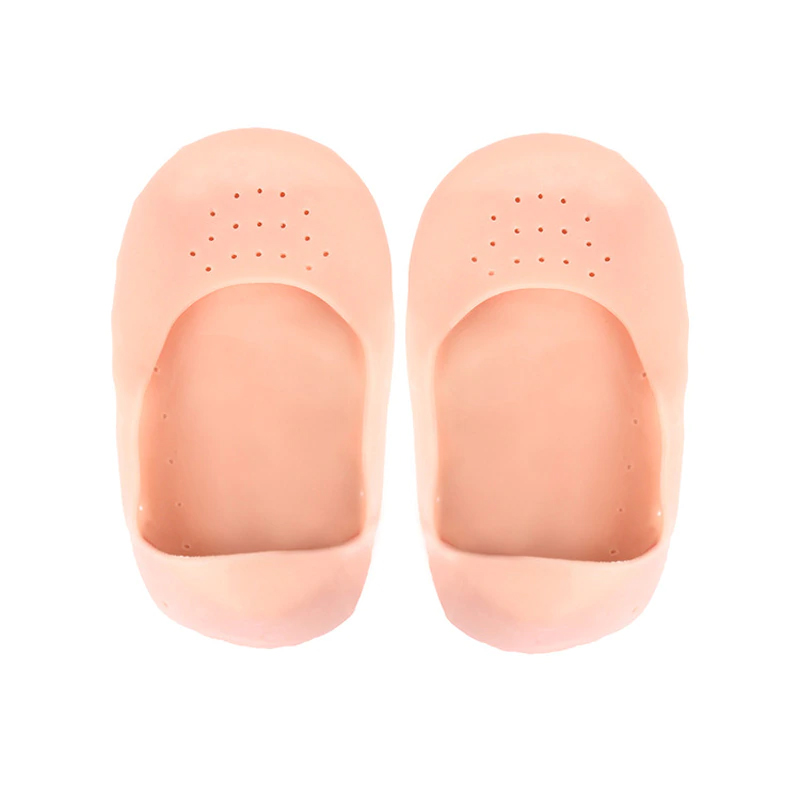 6-3.jpg Full Heel Pain Anti Crack Silicone Set Anti Crack Full Length Socks – Pair - Image 1