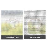 Pack of 10 - Multifunctional Sticker Drainer Net for bathroom, kitchen etc | Window Screen Repair Patches
