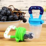 Baby Solid Baby Fruit Pacifier Fresh Fruit Feeder Infant Teething Toy Nibbler Teether Pacifier Safe Silicone Pacifier (random color) - Image 4