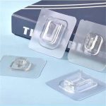 (pack of 10 pair) Double Sided Self Adhesive Wall Hooks - Image 5