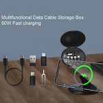 Multifunctional Data Cable Set 60W Fast Charging Cable for Android & Iphone (Random color) - Image 2