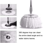 (PACK OF 3)Spin Mop Refill - Extra Head, Additional Microfiber Mop Round Shape Mop Heads - Image 4