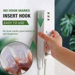 (pack of 10 pair) Double Sided Self Adhesive Wall Hooks - Image 3