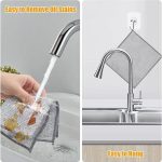 (pack off 10) Dish washing Cleaning cloth | Wire Dish washing Rugs for Kitchen Dishes - Image 2