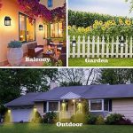 Outdoor Solar Wall Lamp Outdoor Tungsten Lamp Induction Garden Lamp Garden Villa Night Lamp (pack of 1) - Image 3