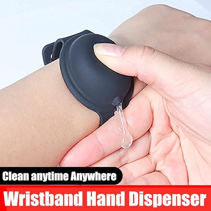 61ViJsf1TnL._SX679_.jpg Sanitizer Dispenser Bracelets - Portable, Colorful, and Convenient(Pack of 1) - Image 1