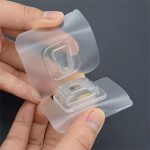 (pack of 10 pair) Double Sided Self Adhesive Wall Hooks - Image 4