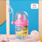Children Whale Spray Cup Sippy Bottle Cartoon Baby with Sippy Kettle Outdoor Portable Children's Cup (Random Color) - Image 2