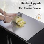Stainless Steel Cutting Board! 🔪✨   Durable, hygienic, and easy to clean—perfect for all your chopping needs. A must-have for any chef! - Size: 41x33Cm - Image 2